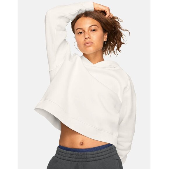 Outdoor Voices Tops - Outdoor Voices Nimbus Cropped Hoodie White